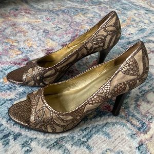 Carlos Santana Sexy Copper Heels